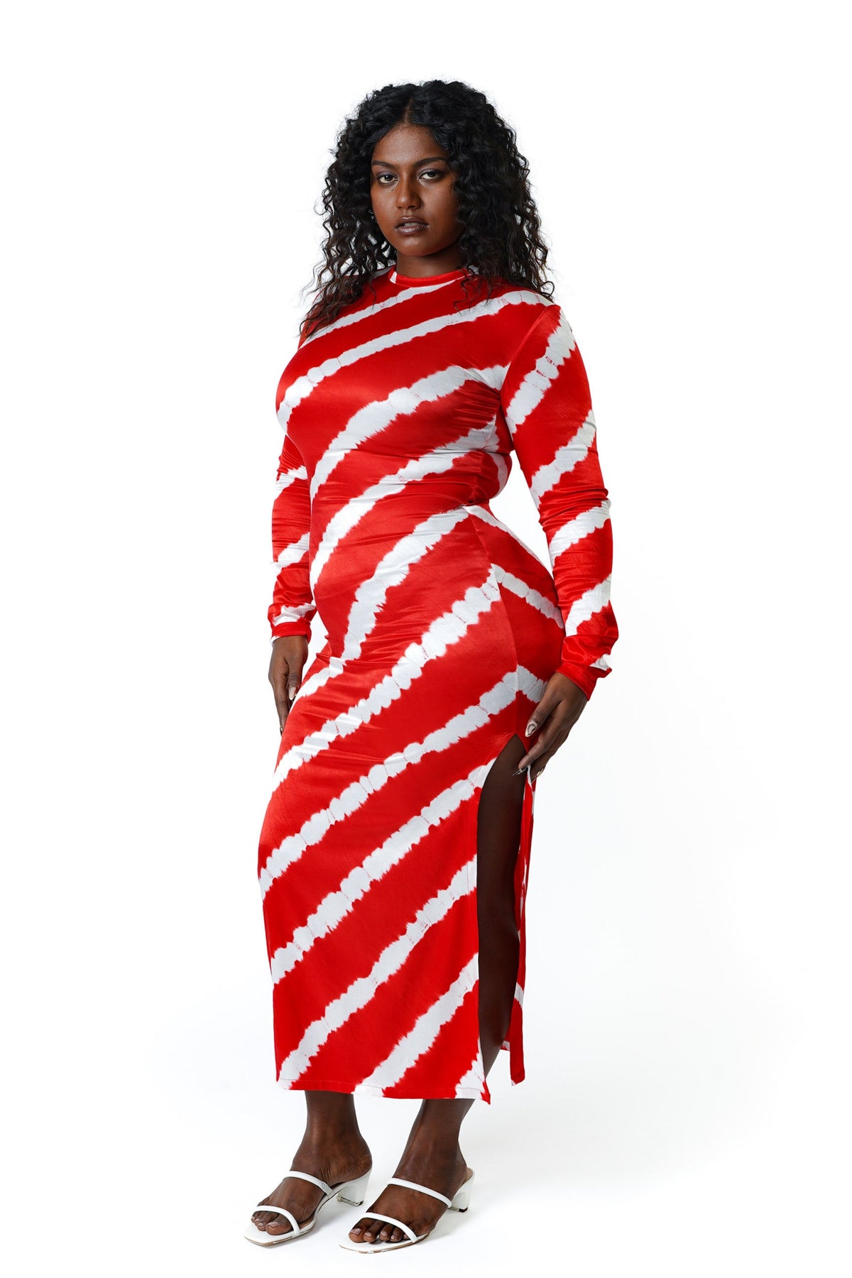 Red Cocoon Dress