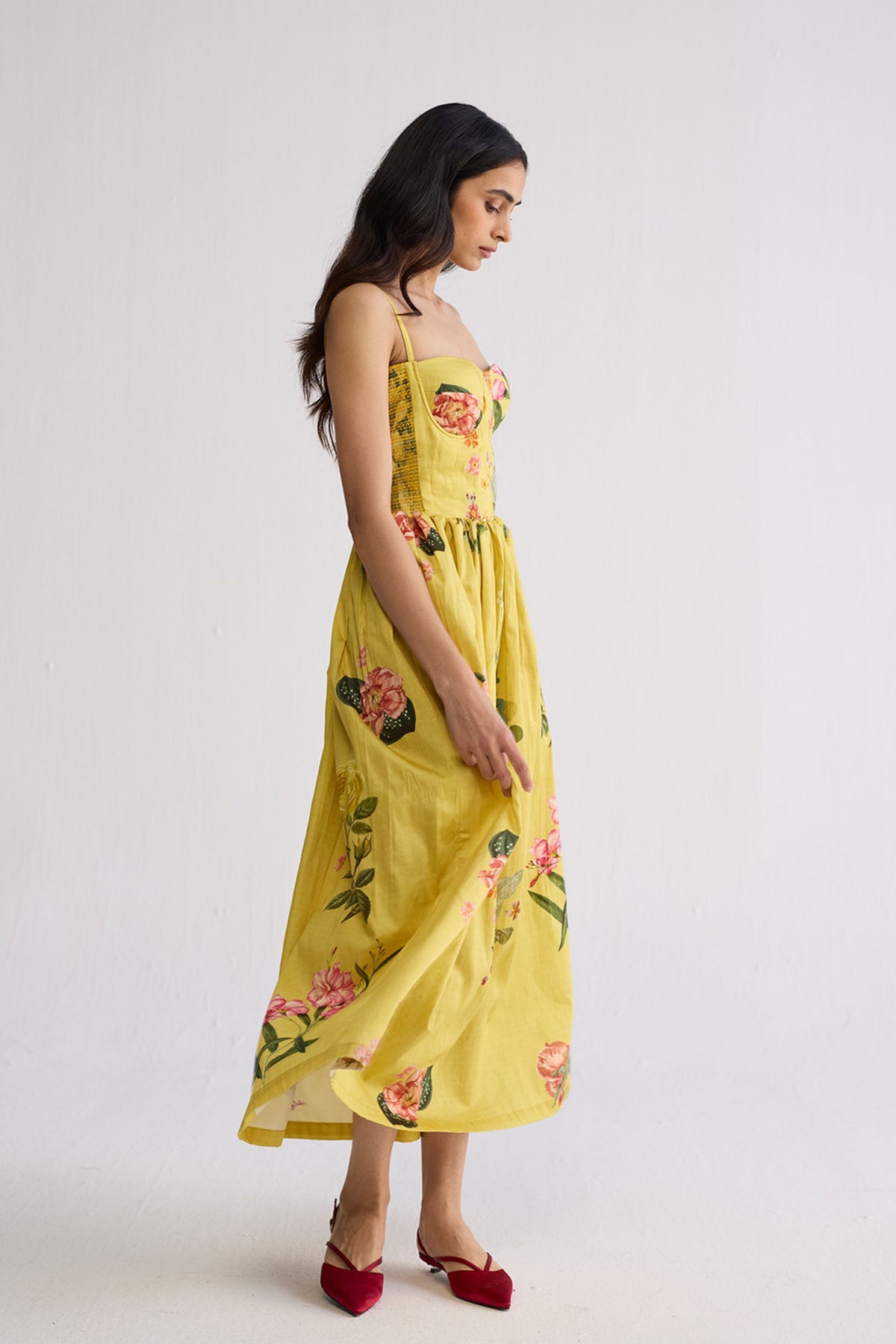 Romy Smocked Bralette Dress