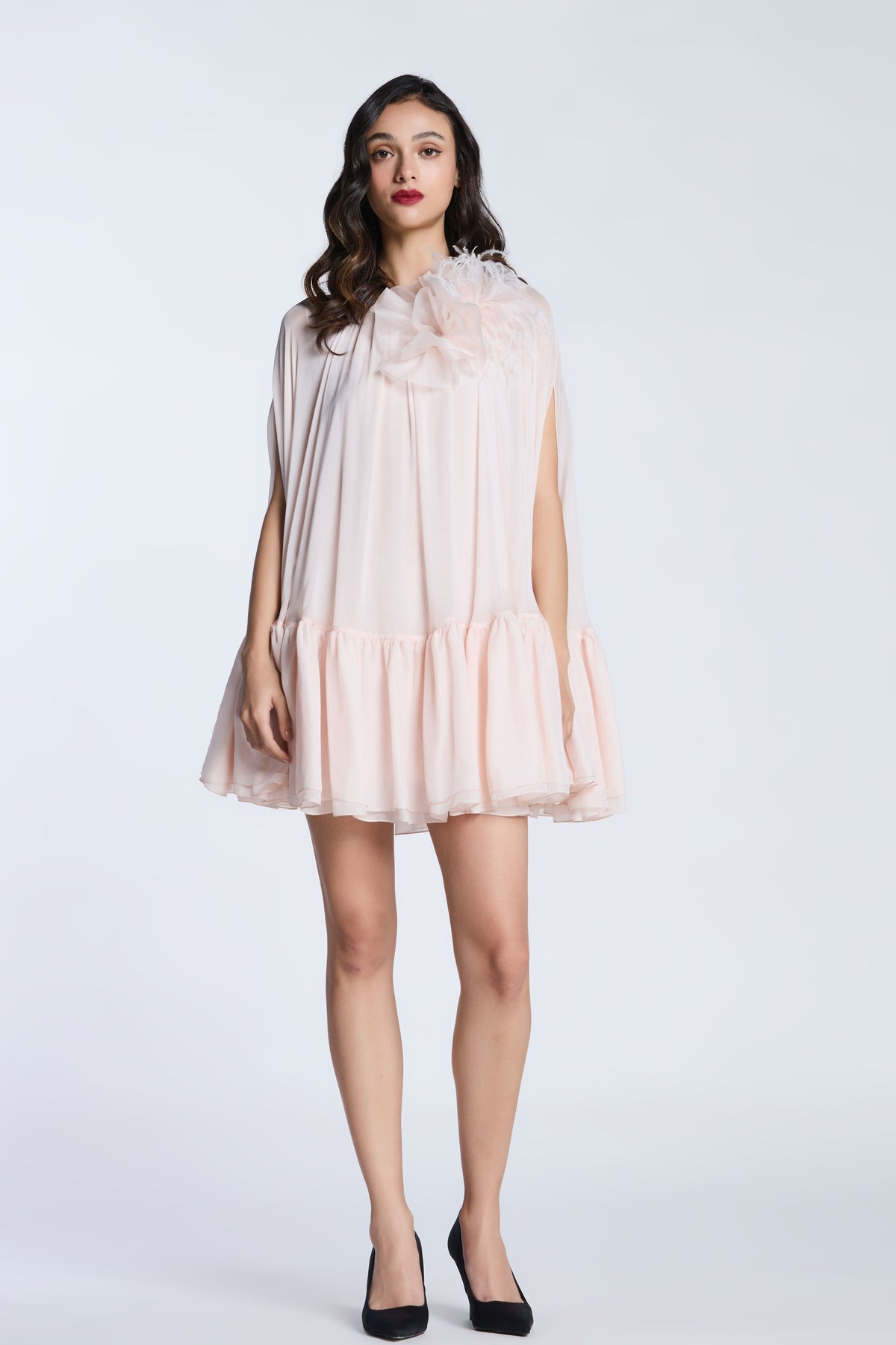 Pink Boat Trapeze Dress