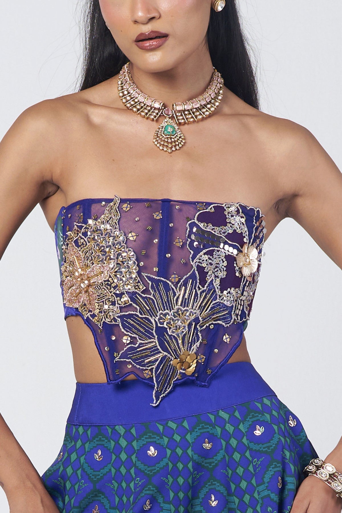 Rim Dilbar Lehenga Set