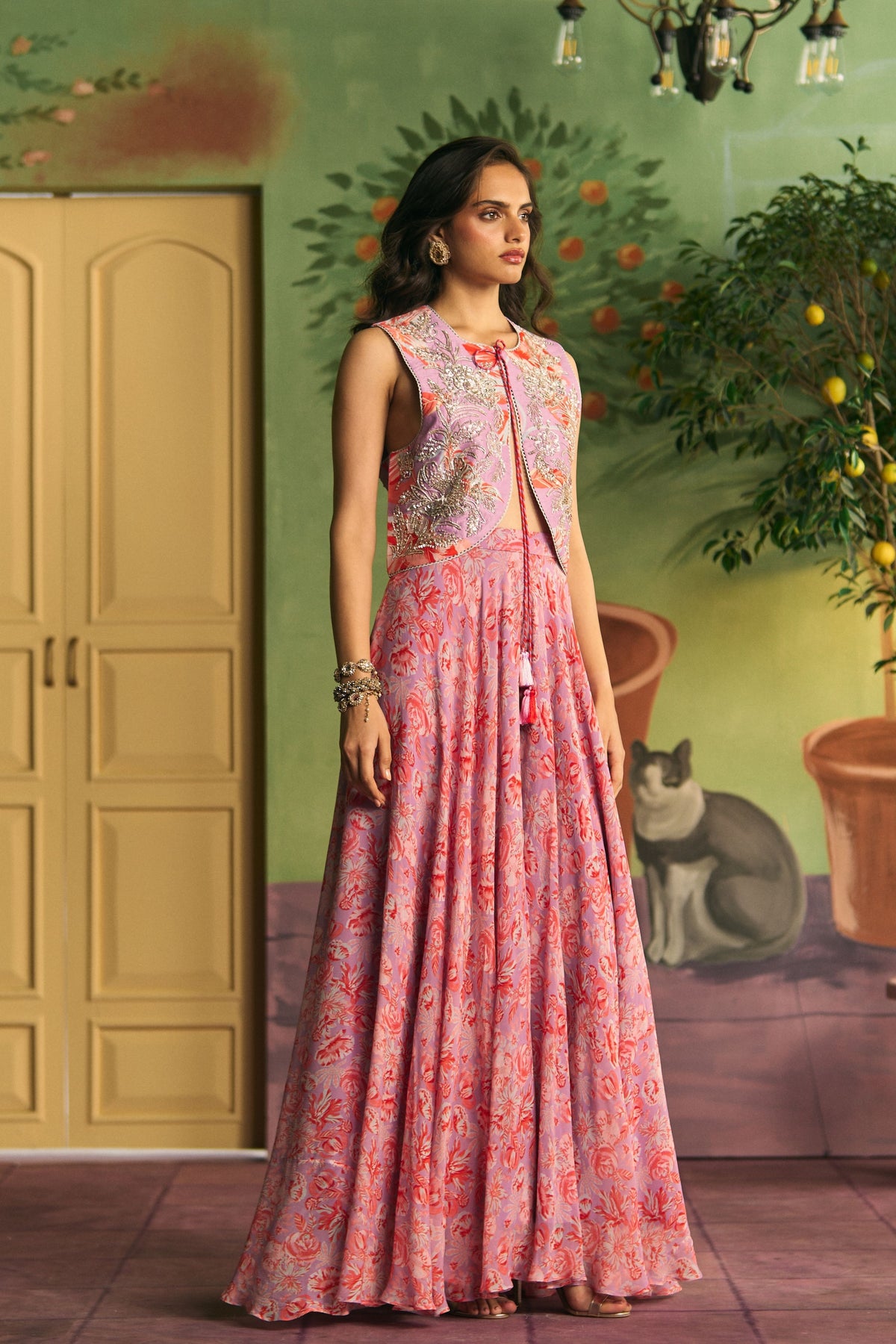 Lilac Garden Lehenga Set
