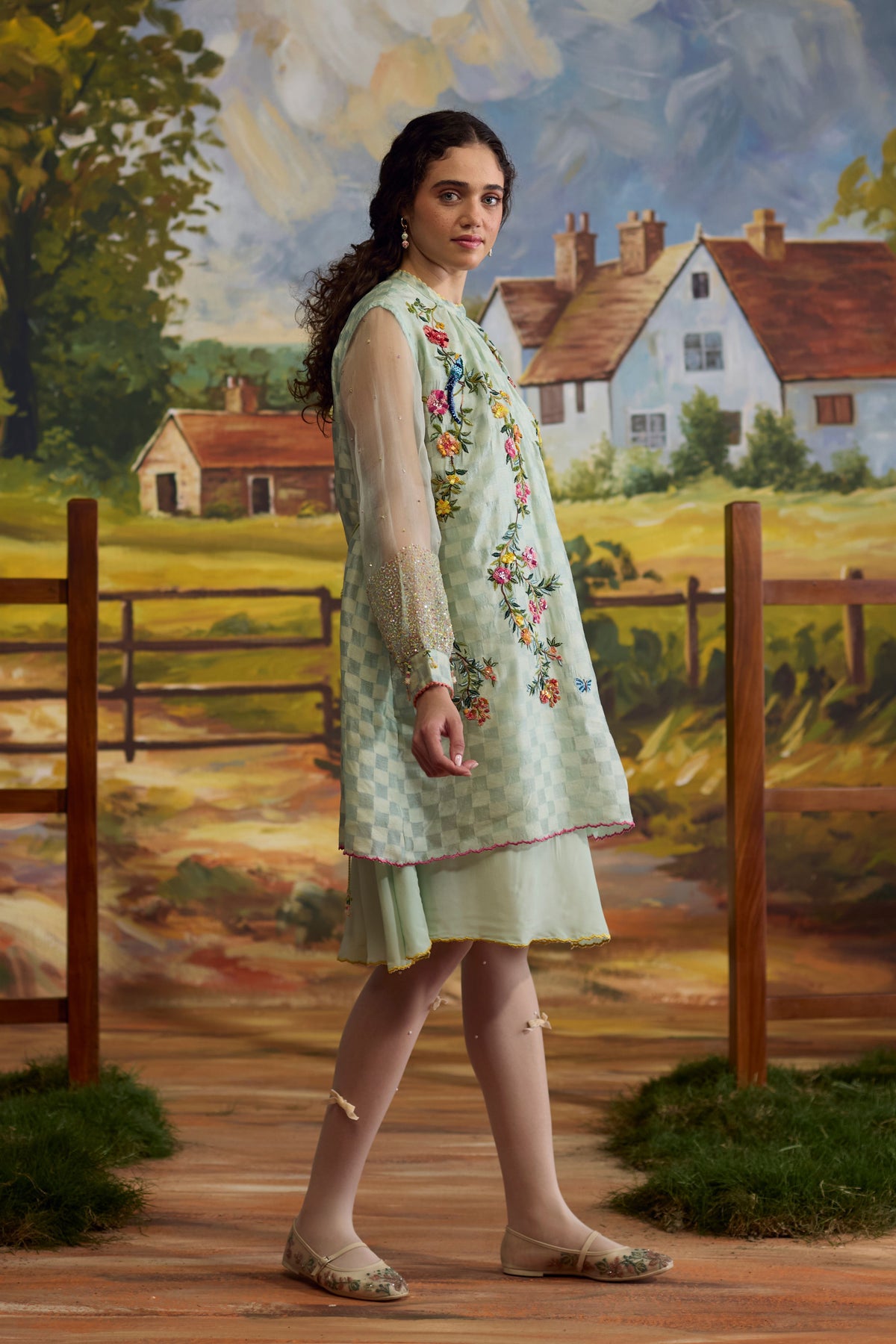 Meadow Checkered Dress