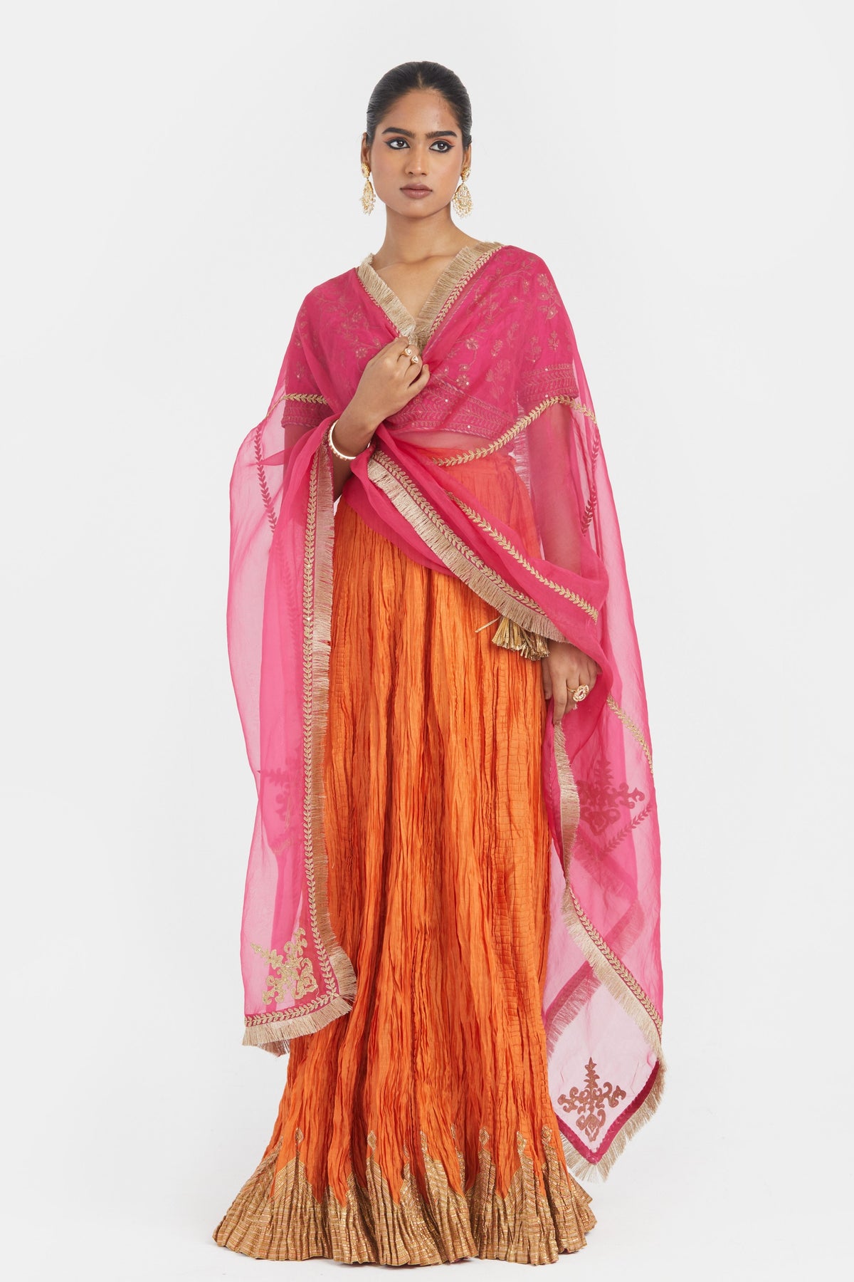 Fuchsia Lehenga Set