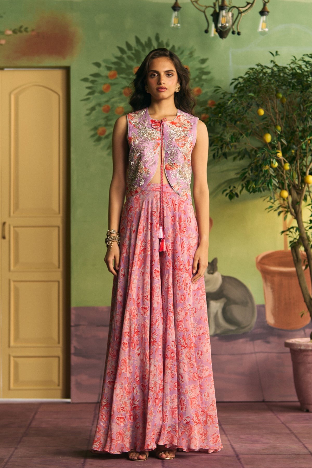 Lilac Garden Lehenga Set