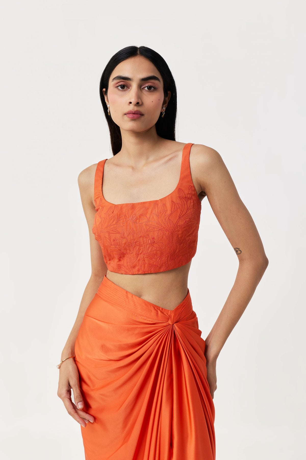 Wild Lily Orange Cape Set