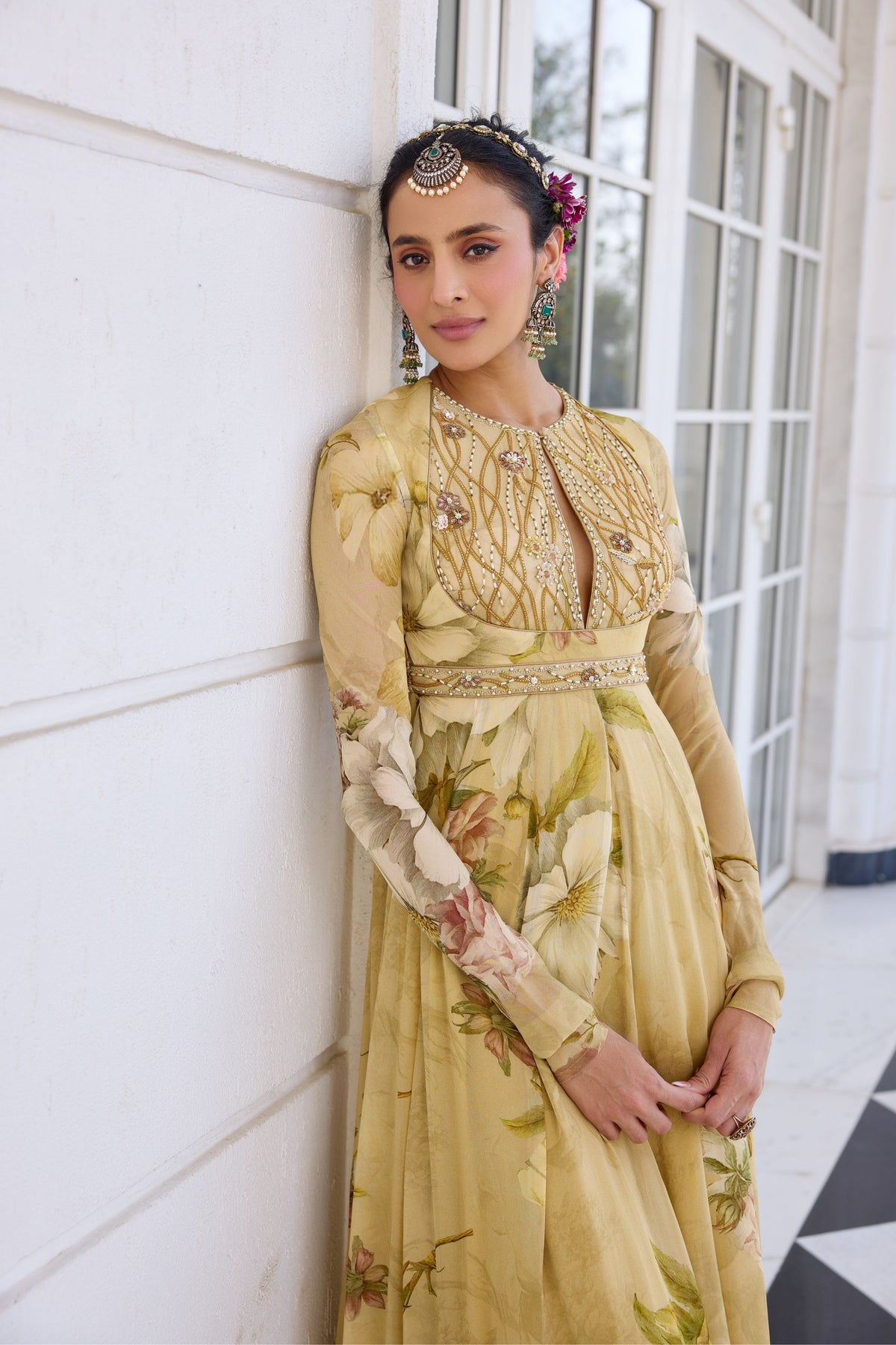 Tarini Floral Anarkali Set
