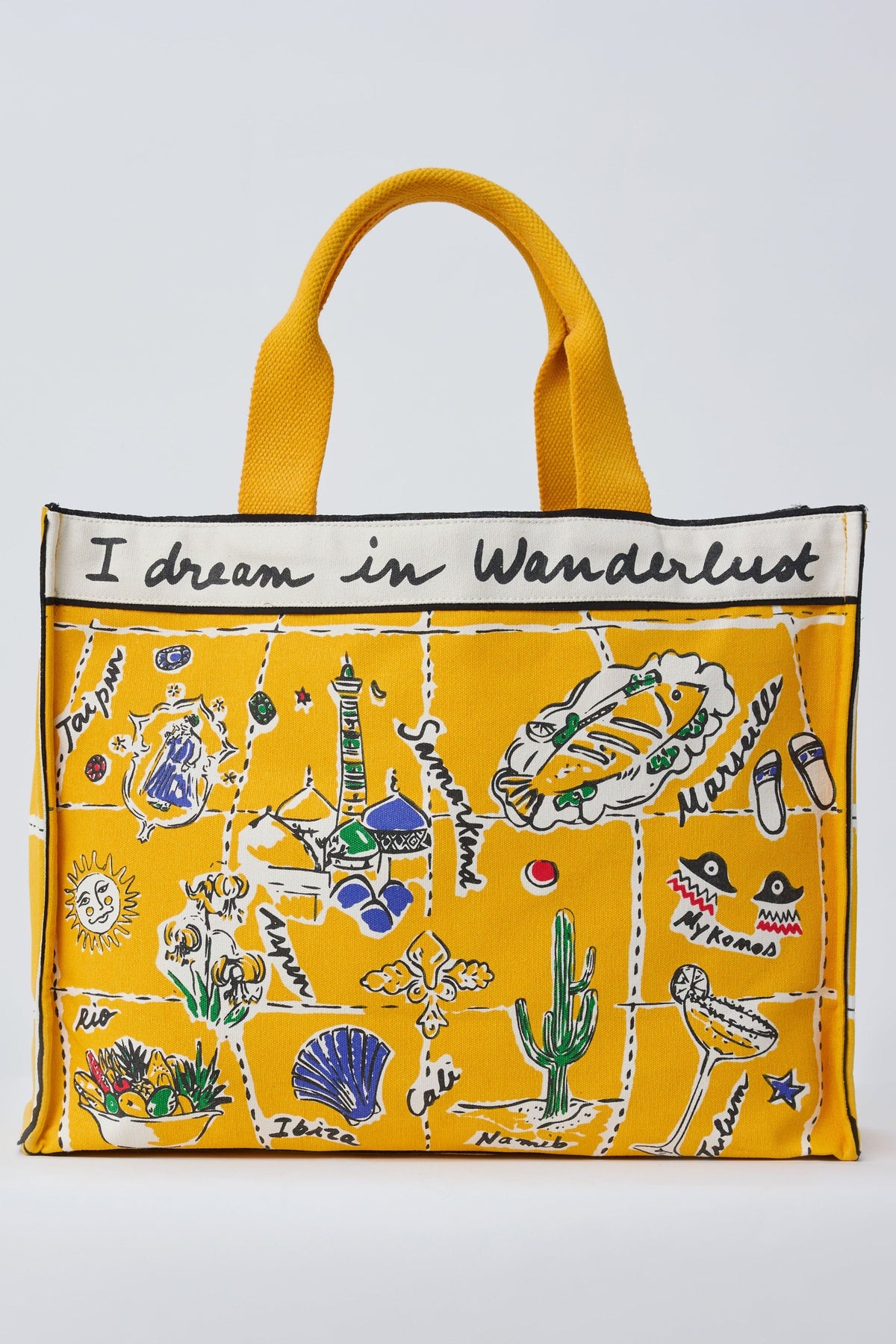 The Wanderlust in Yellow Bag