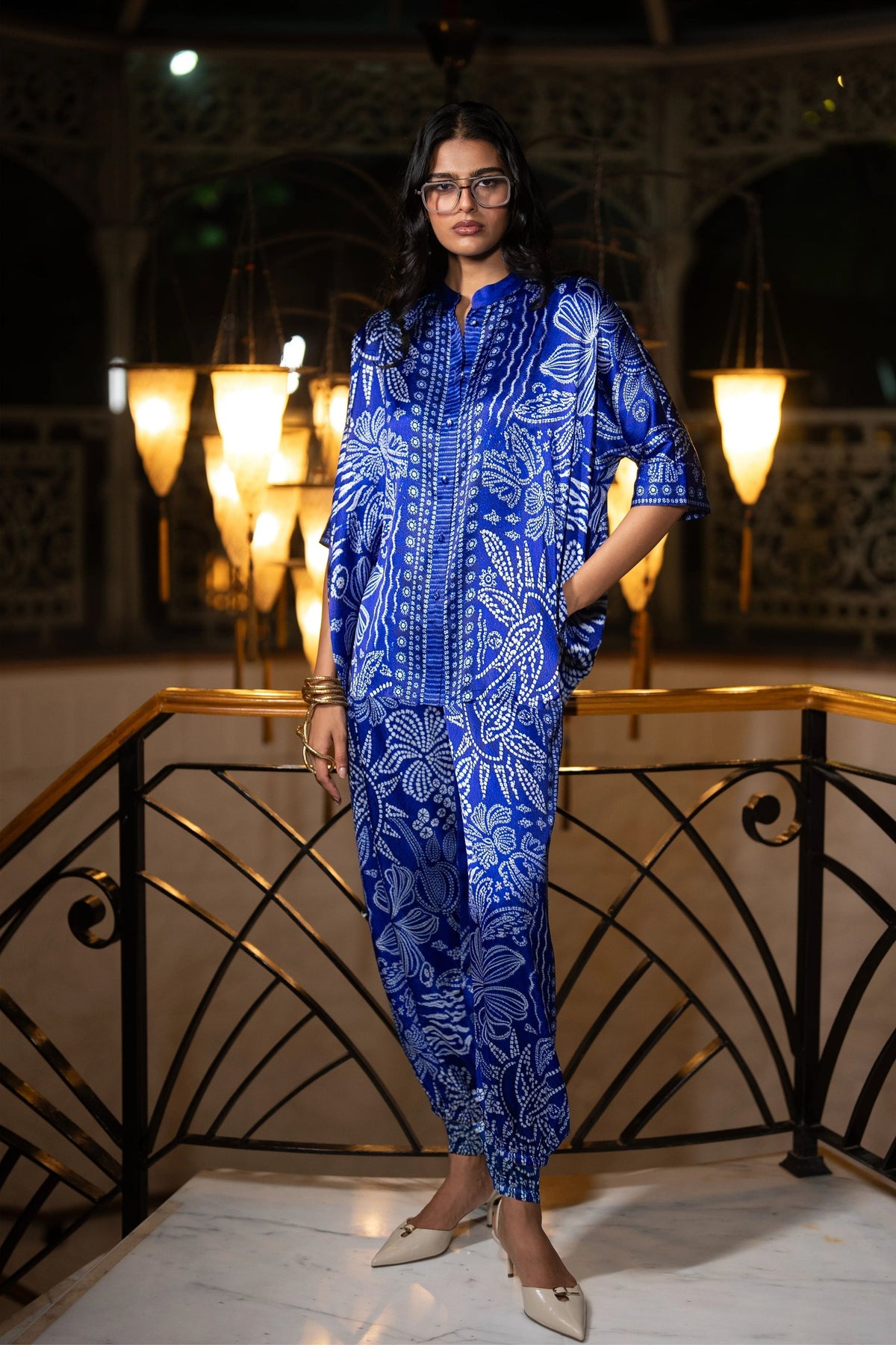 Printed Straight Pants