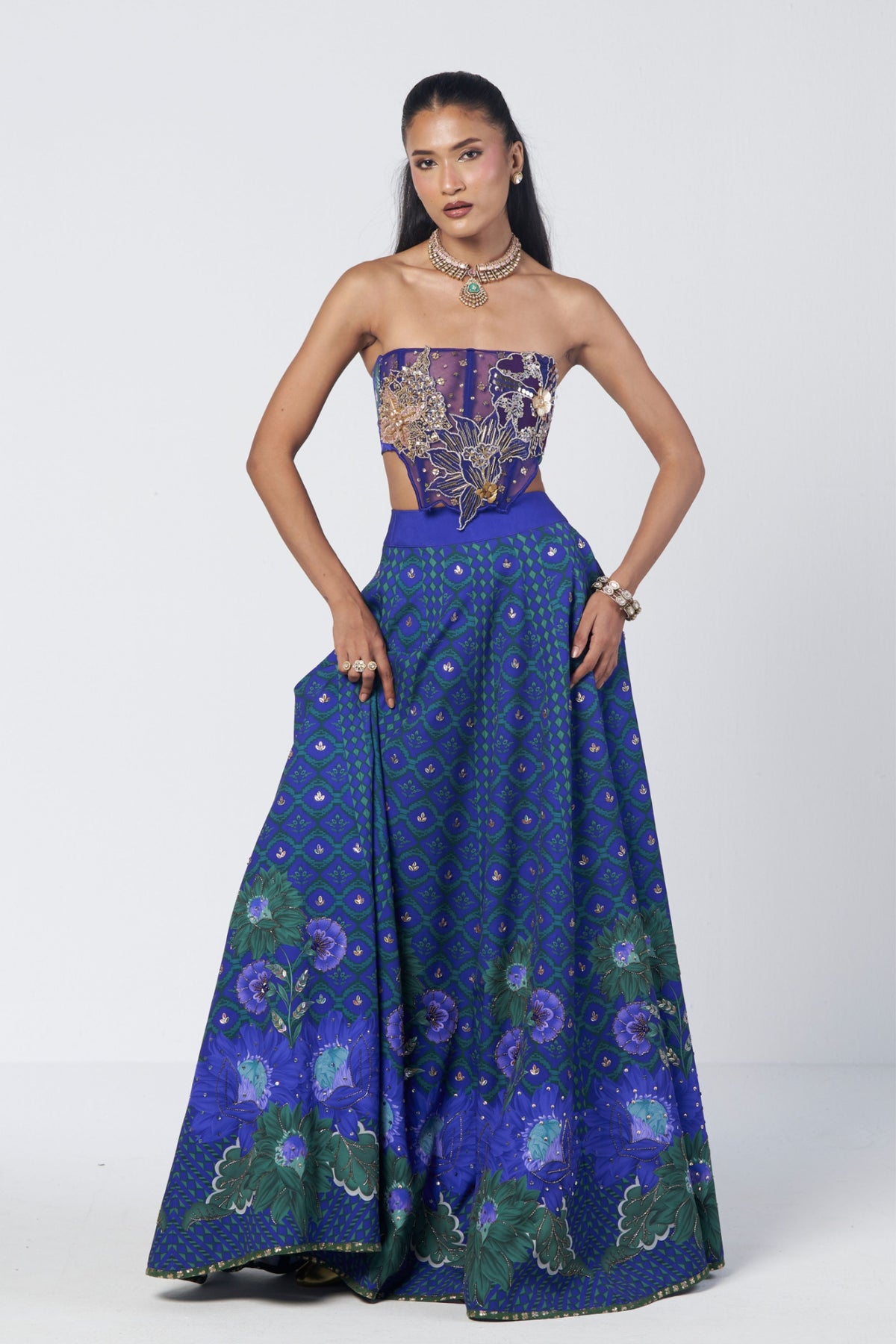 Rim Dilbar Lehenga Set
