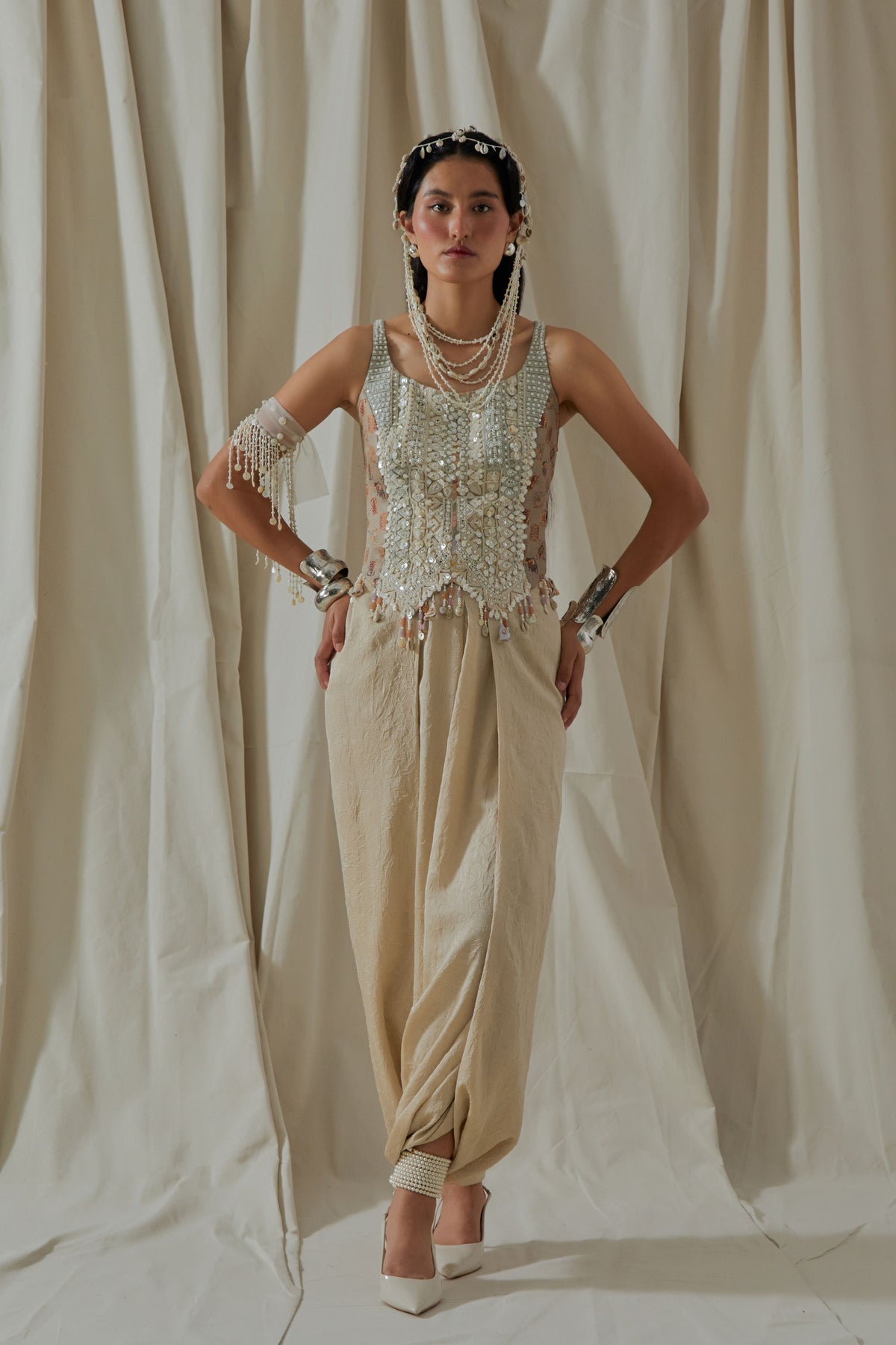 Bhumi Corset Blouse Set