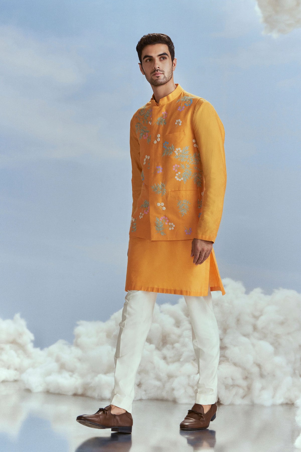 Yellow Mayflower Bundi Set