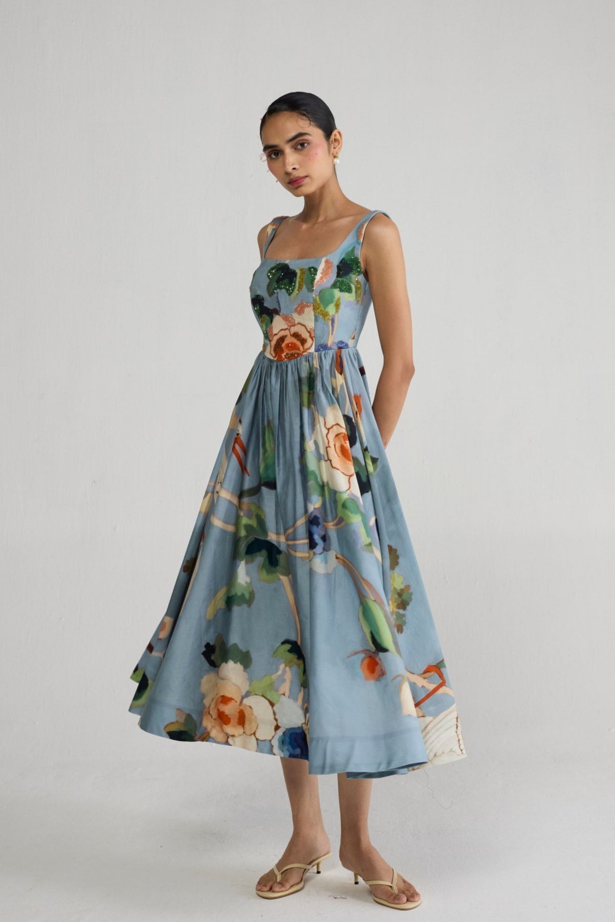 Assagao Embroidered Dress