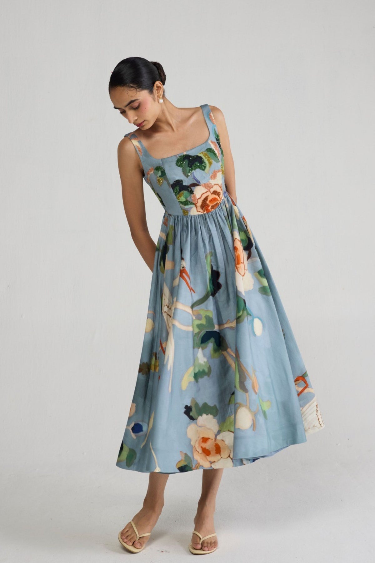 Assagao Embroidered Dress