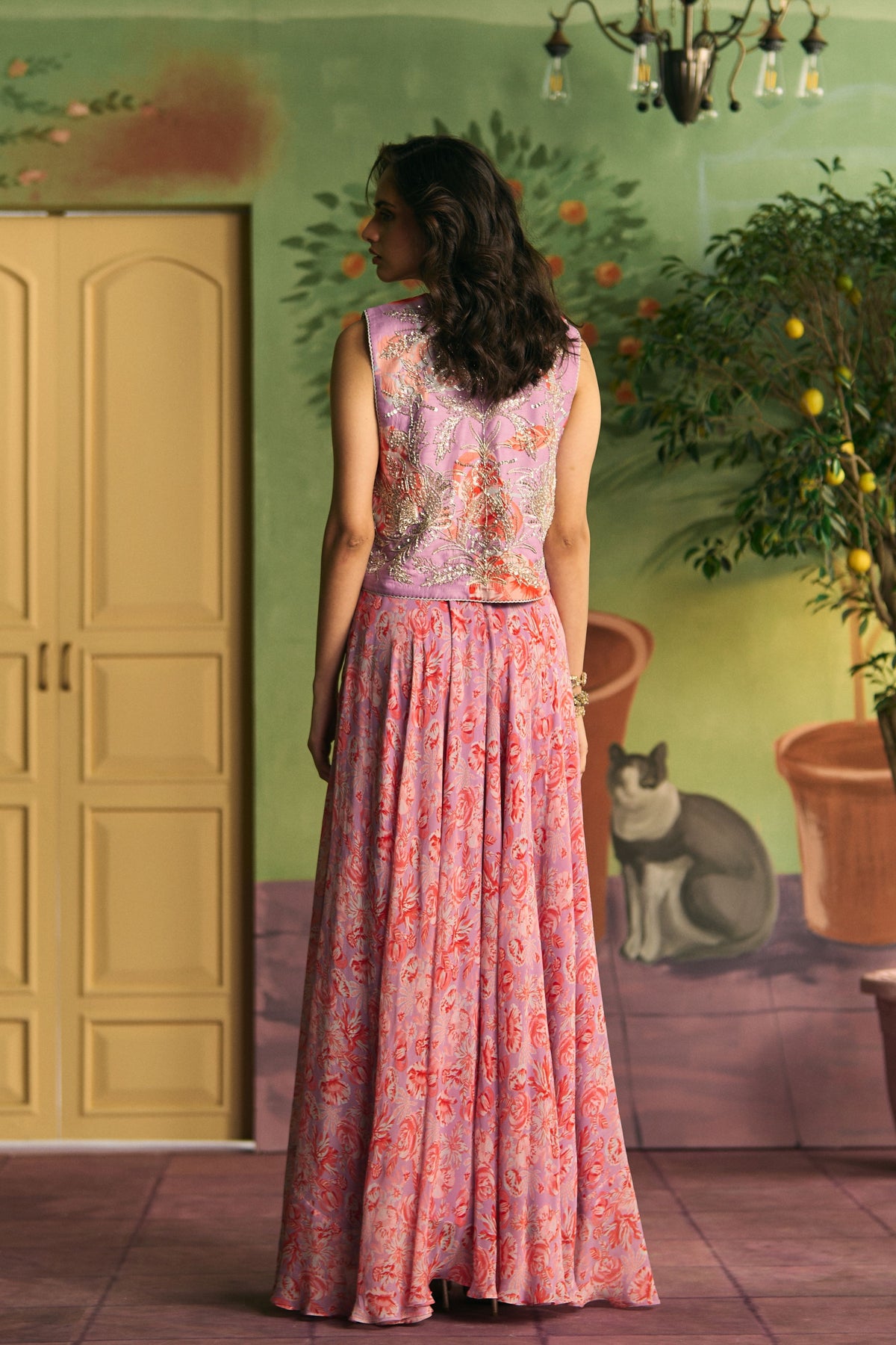Lilac Garden Lehenga Set