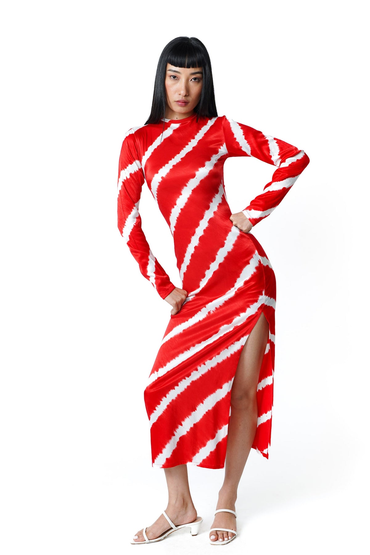 Red Cocoon Dress