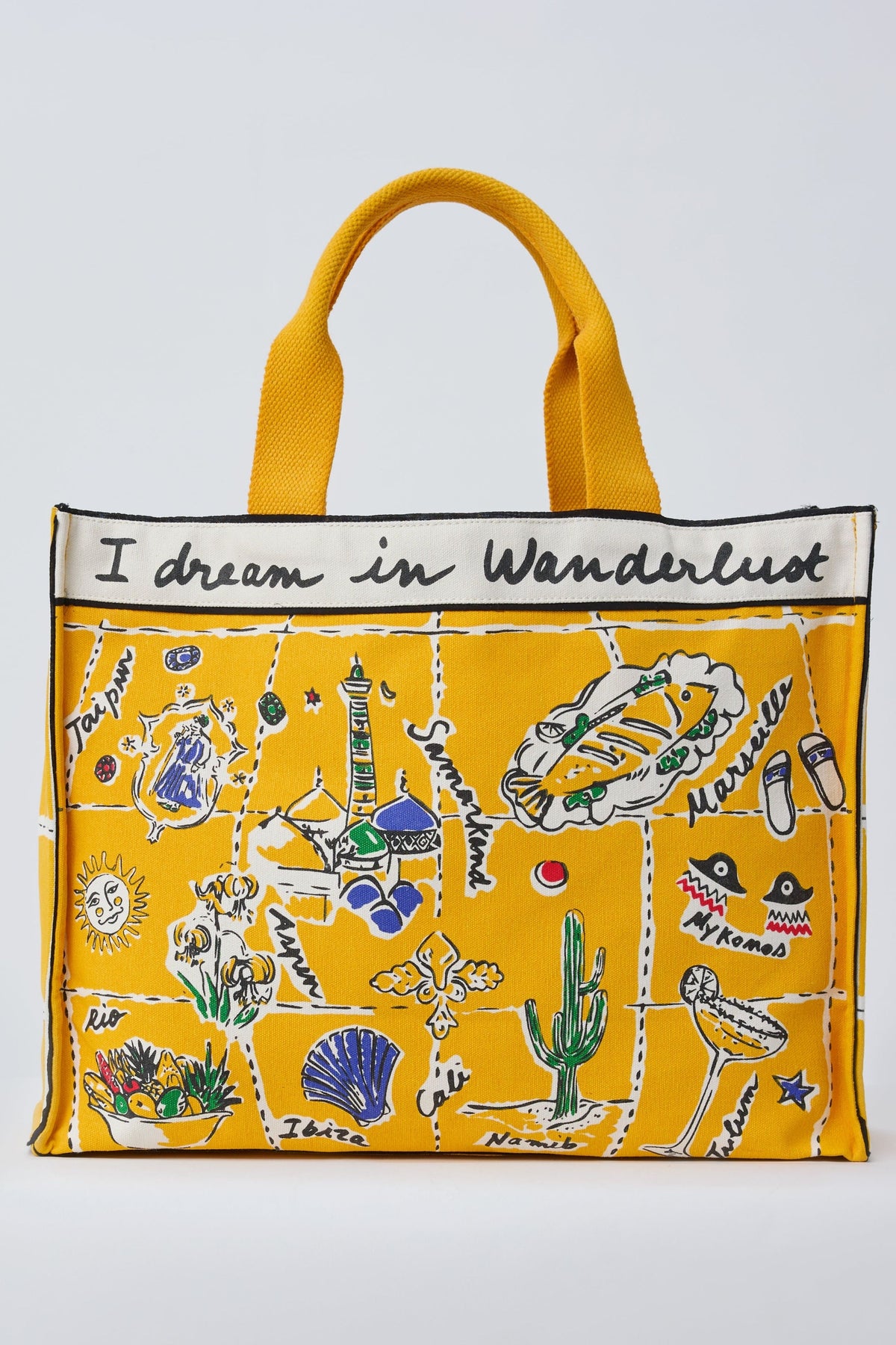 The Wanderlust in Yellow Bag
