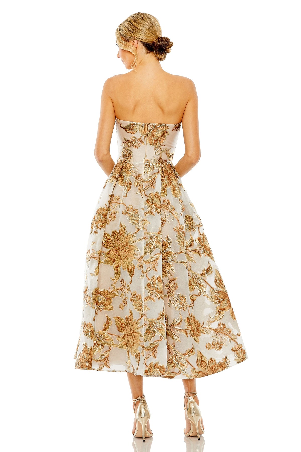 Strapless Square Neckline Dress