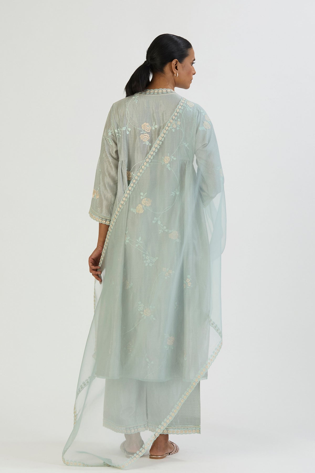 Blue Janvi Dupatta