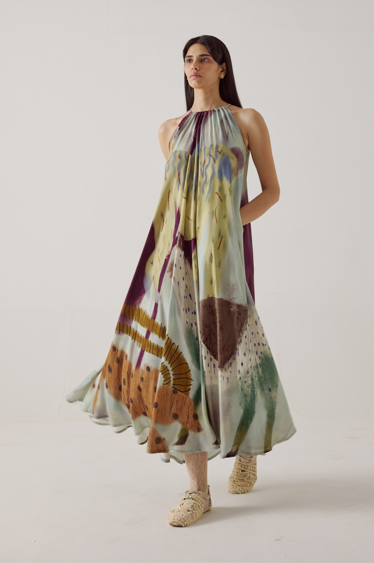 Circle dress long