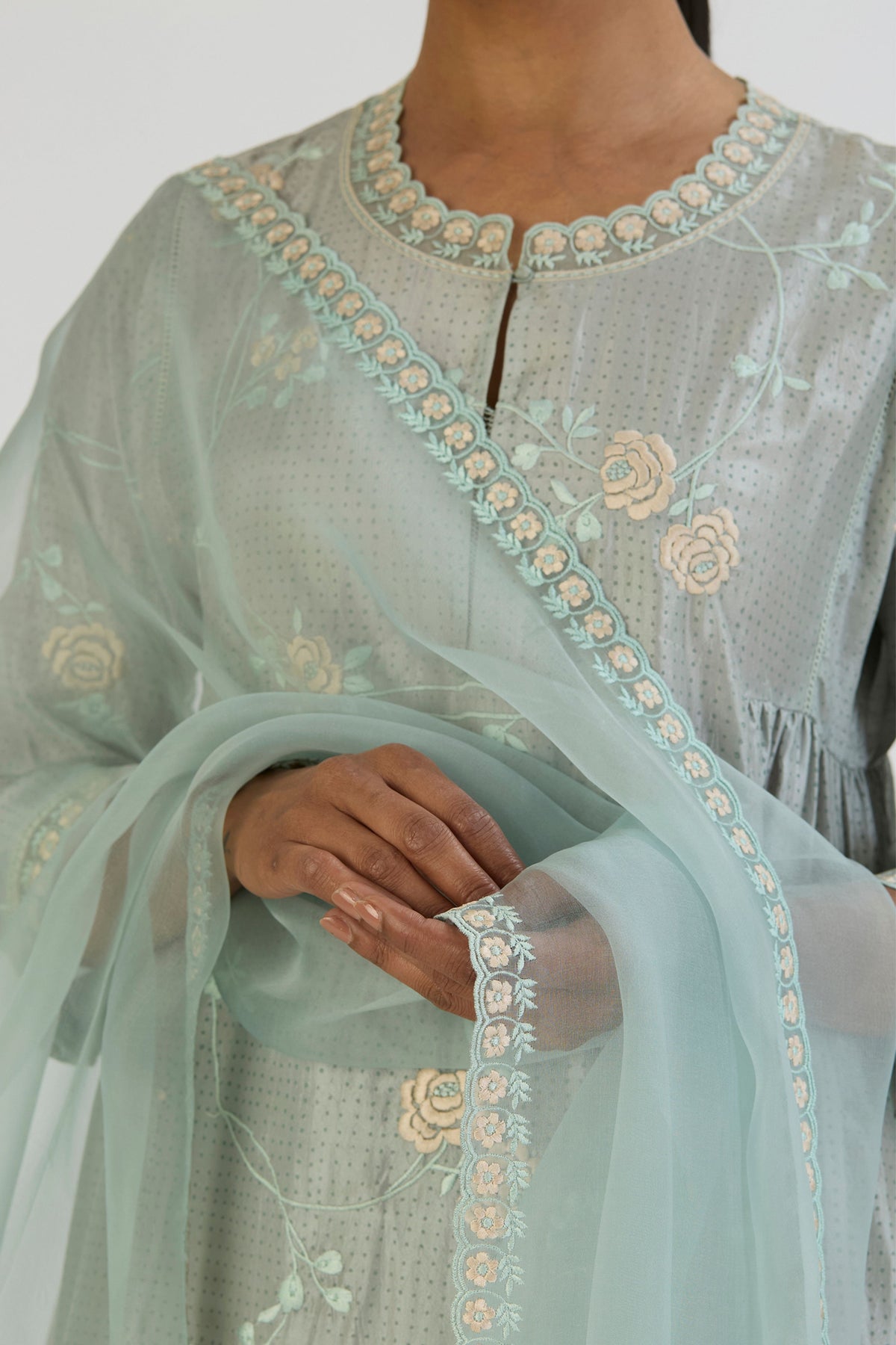 Blue Janvi Dupatta