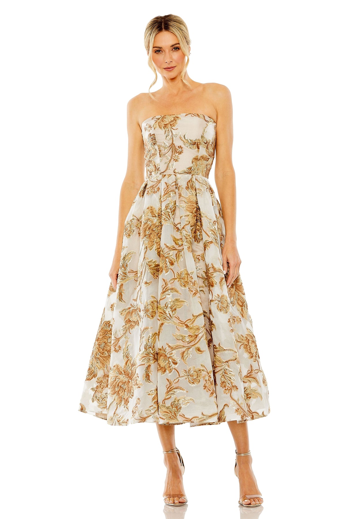 Strapless Square Neckline Dress