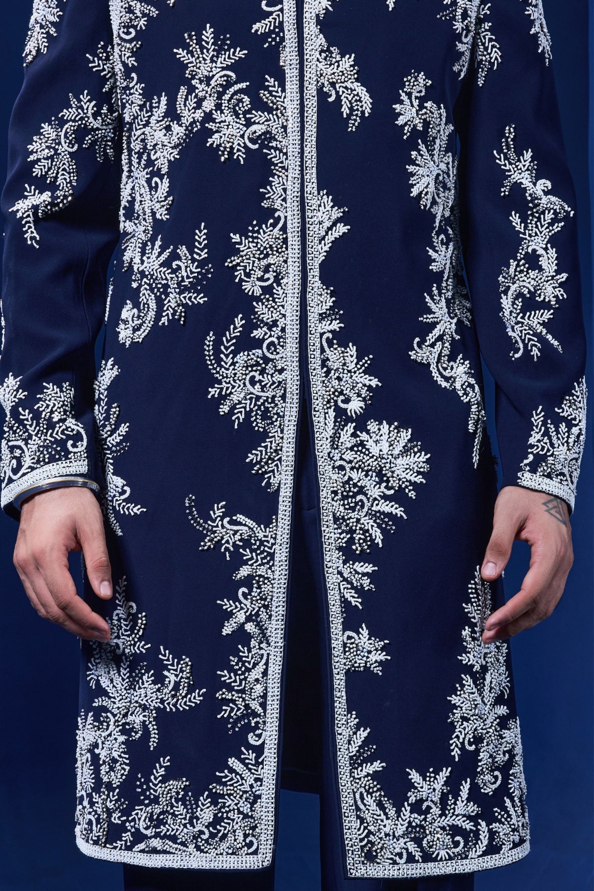 Teal Pearl Glow Jacket Set