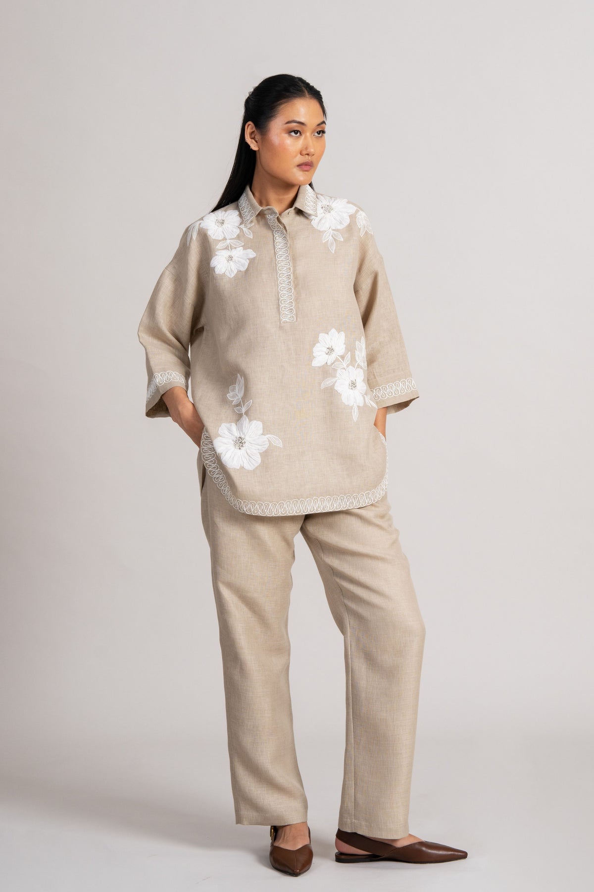 Aura Side Slit Co-ord Set