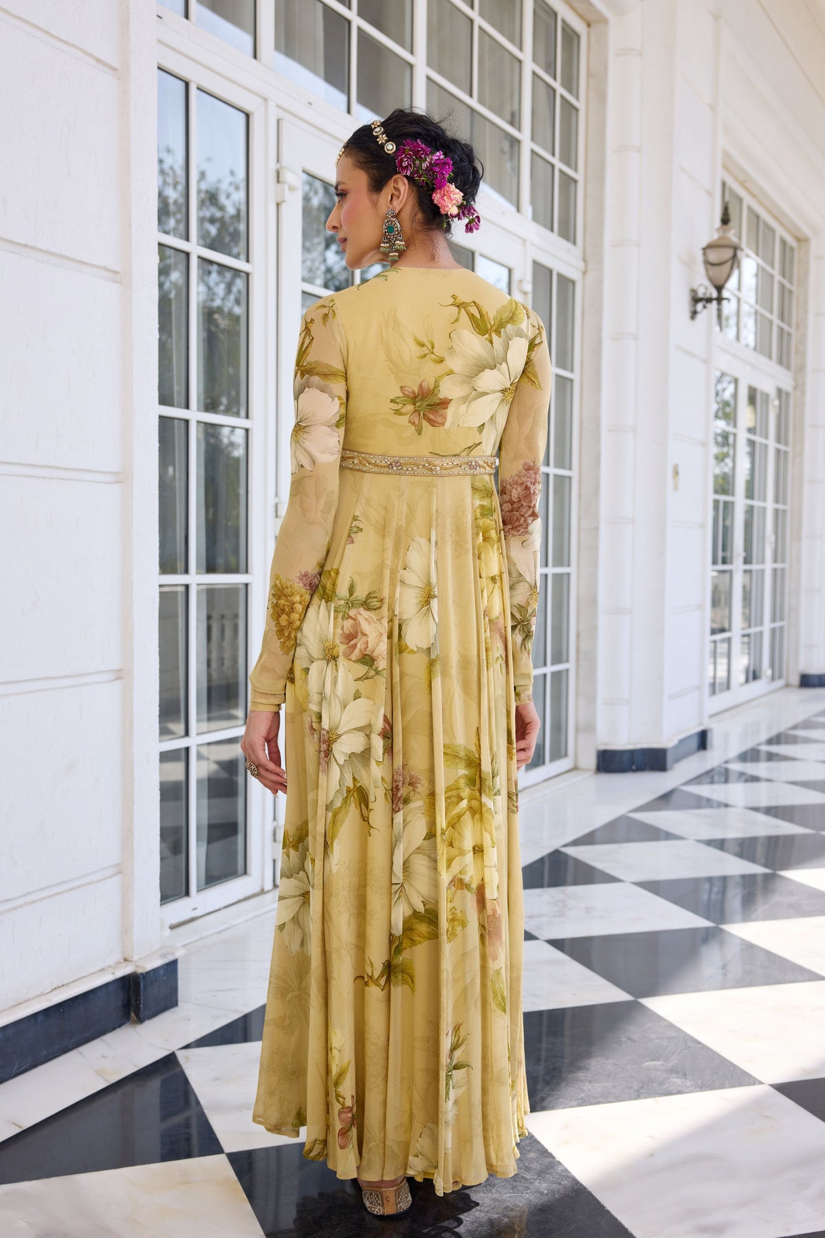 Tarini Floral Anarkali Set