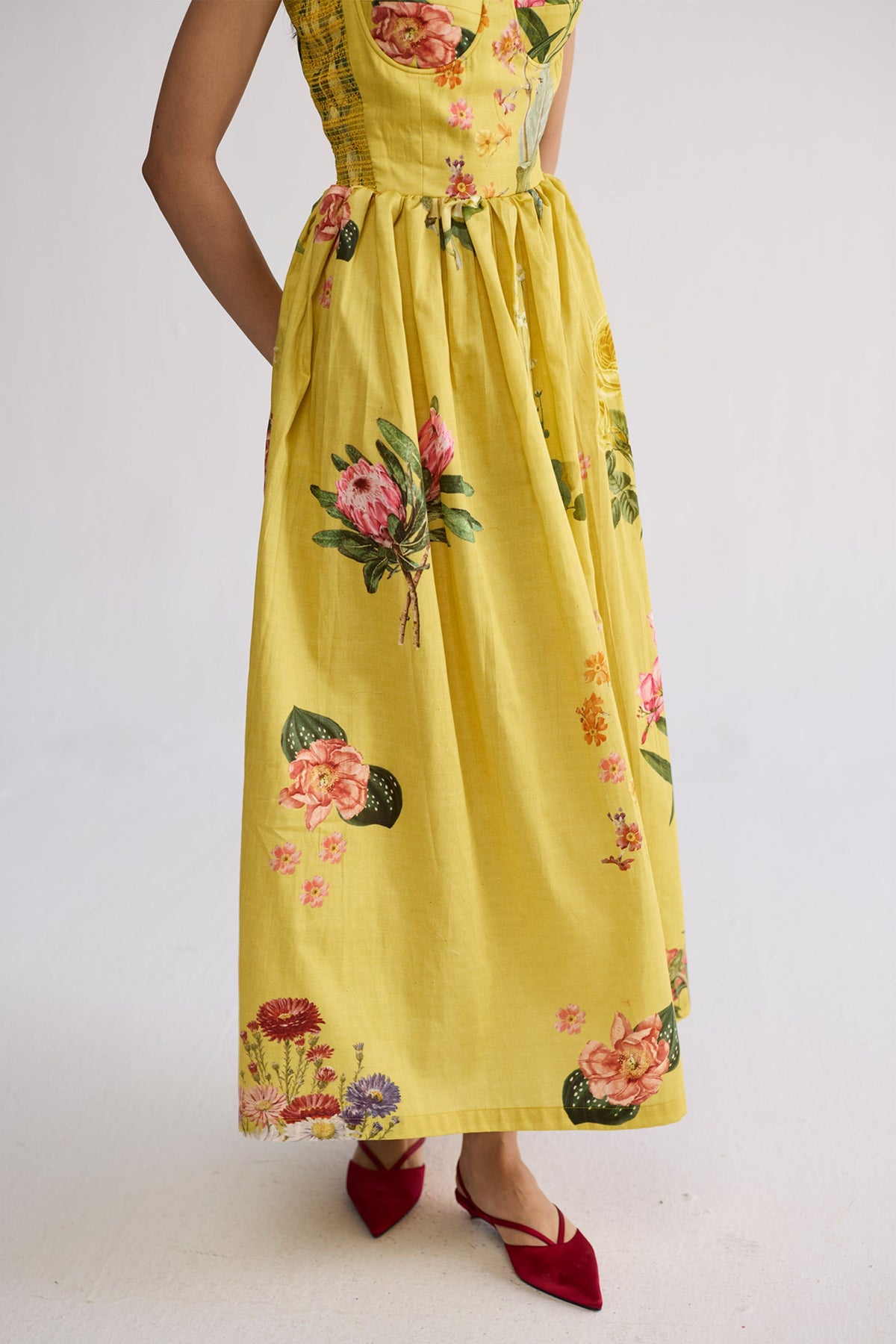 Romy Smocked Bralette Dress