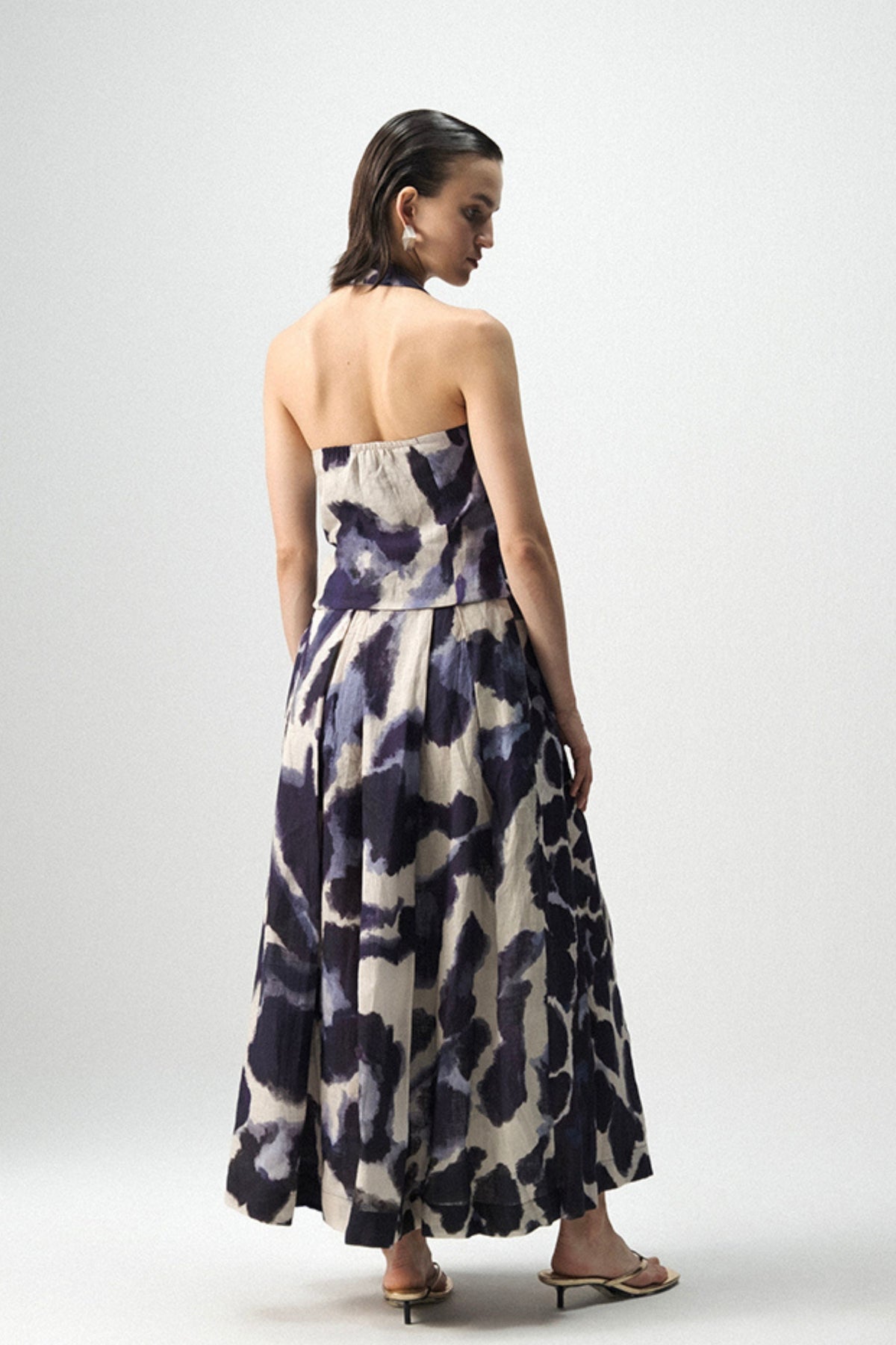 Samburu Halterneck Waistcoat Skirt Set