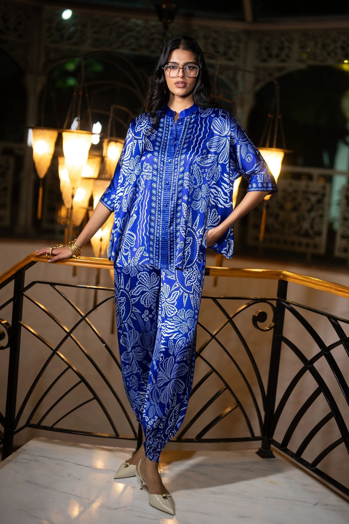 Printed Straight Pants