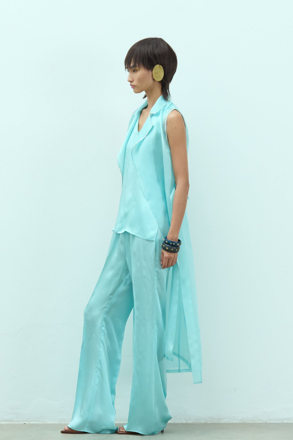 Aqua Zinnia Set