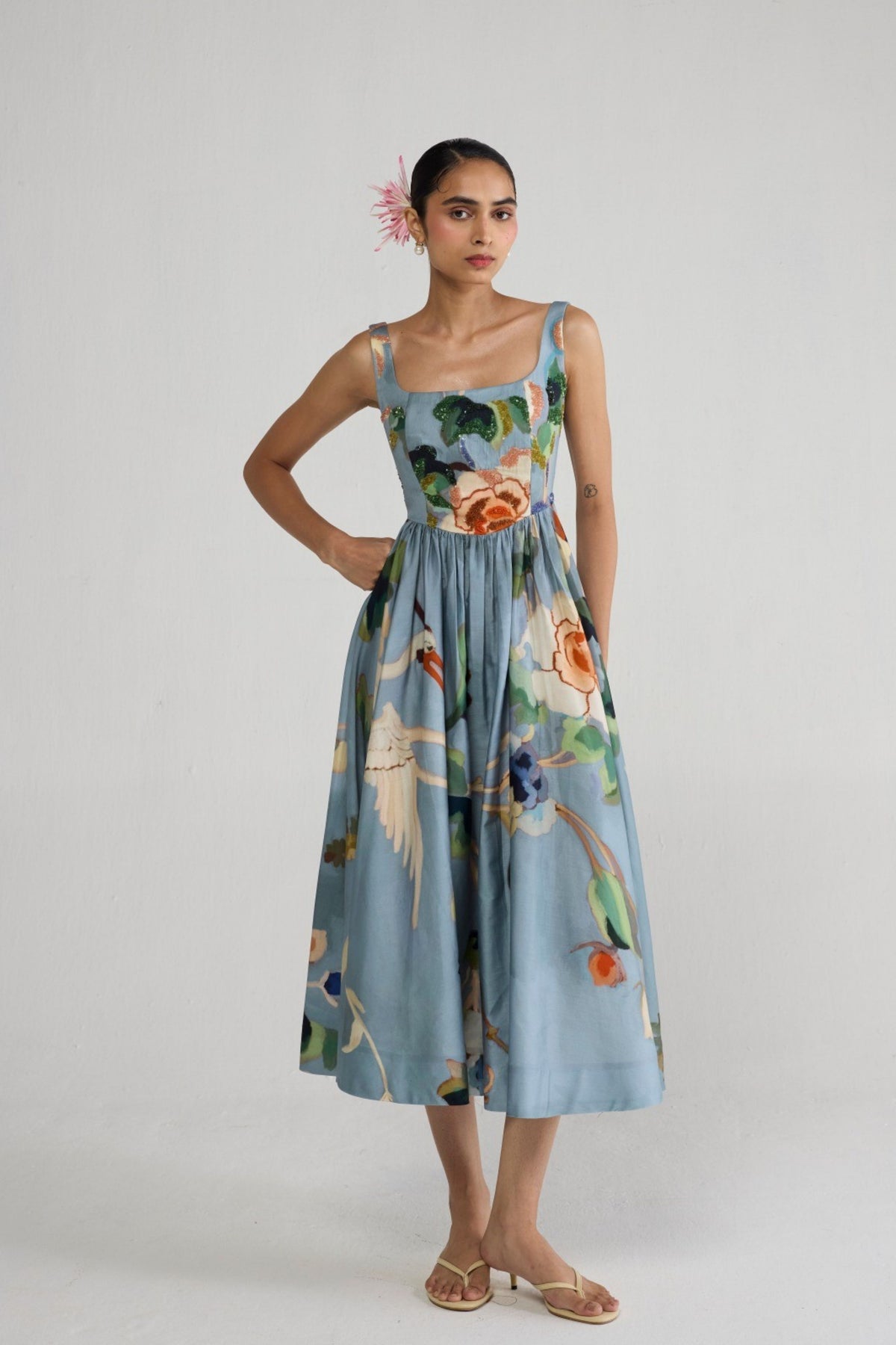 Assagao Embroidered Dress