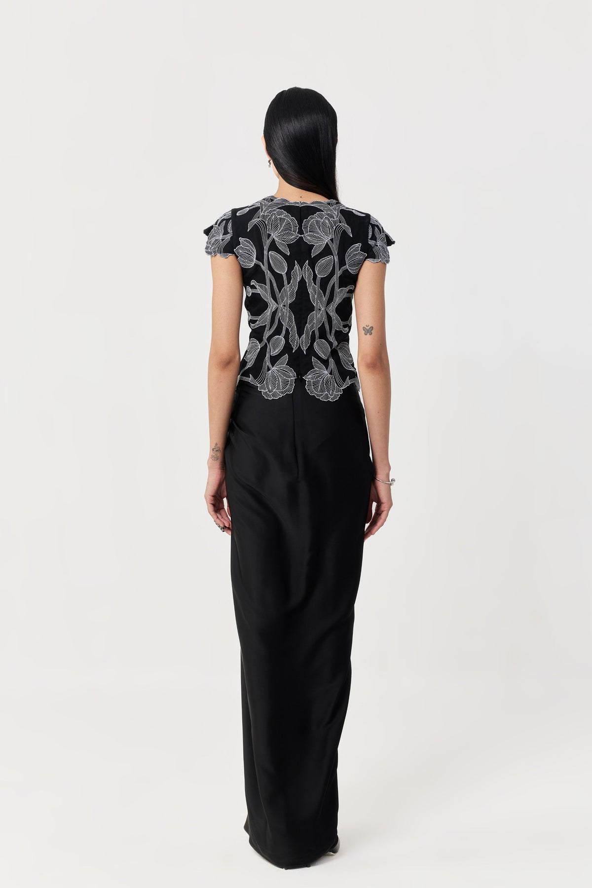 Draped Twist Skirt