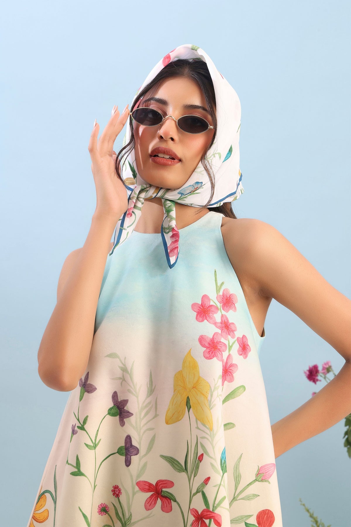 Floral Short Printed Dress
