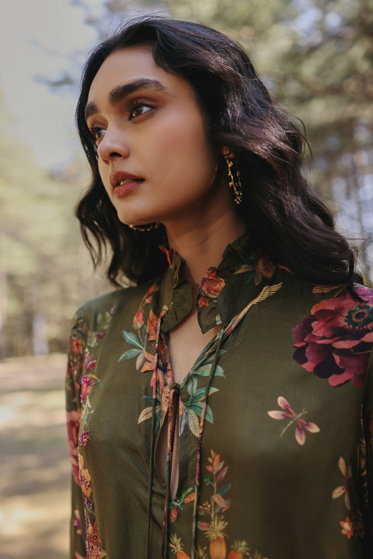 Berry Vine Kurta Set