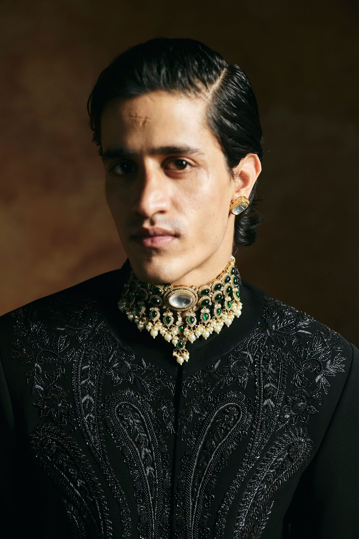 Dabka Sindh Embellished Jacket Set