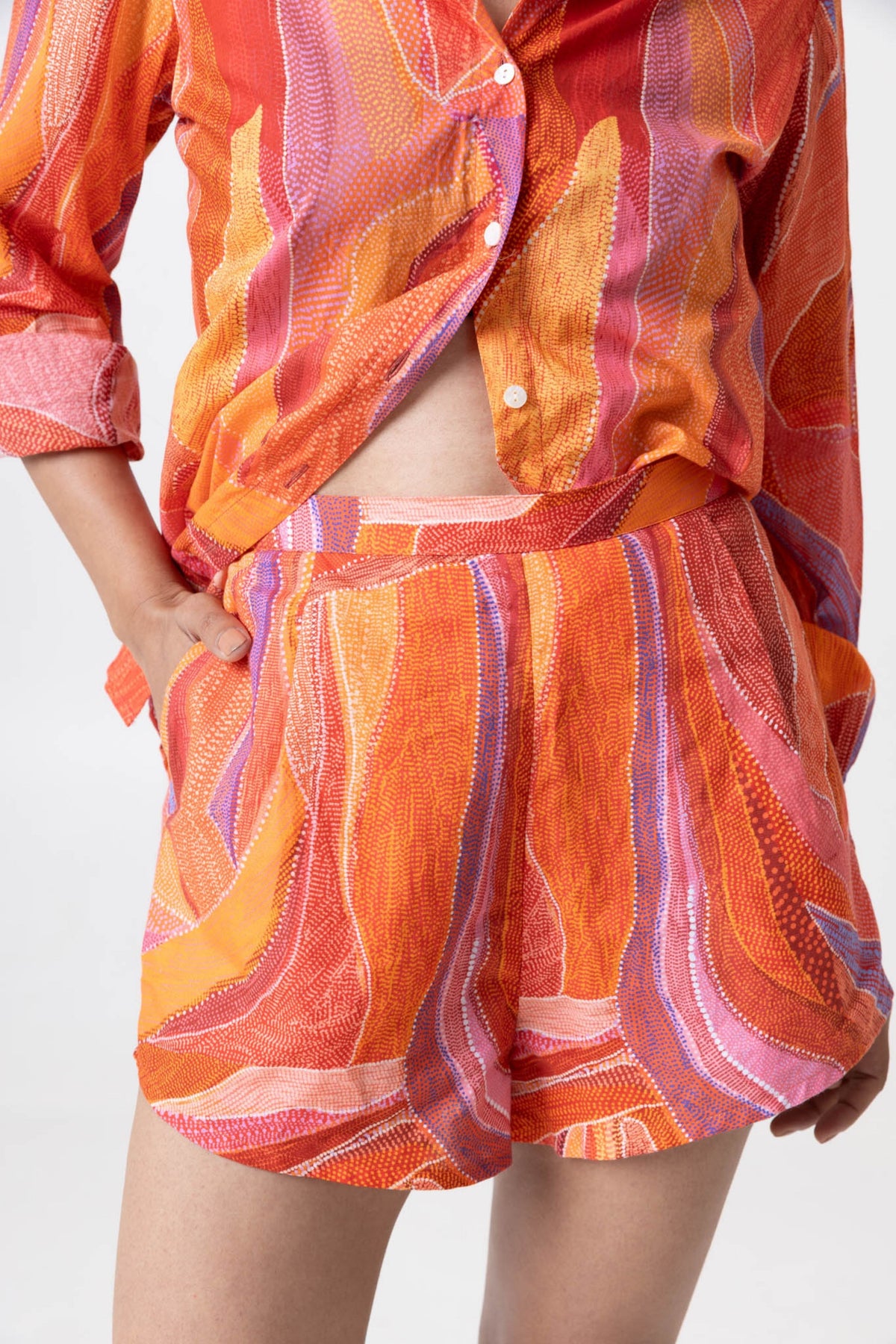 Orange Juice Co-ord Set