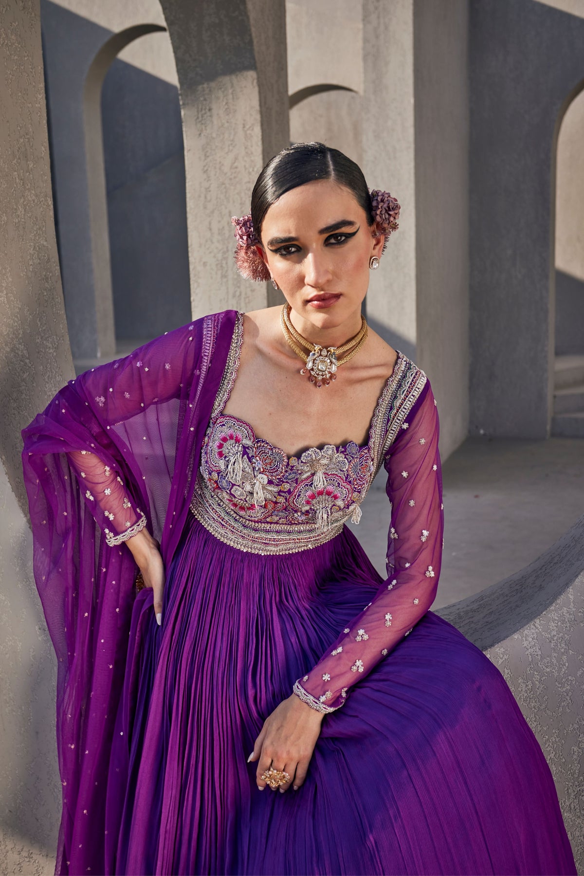 Tithira Anarkali Set