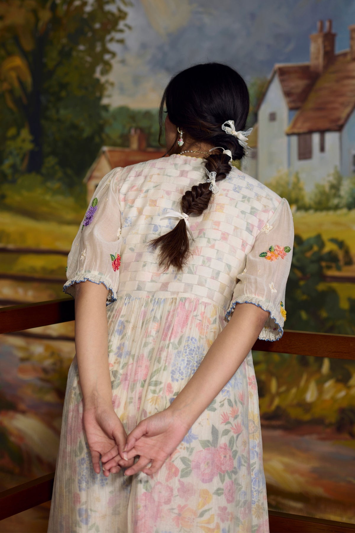 Lumina Floral Embroidered Dress