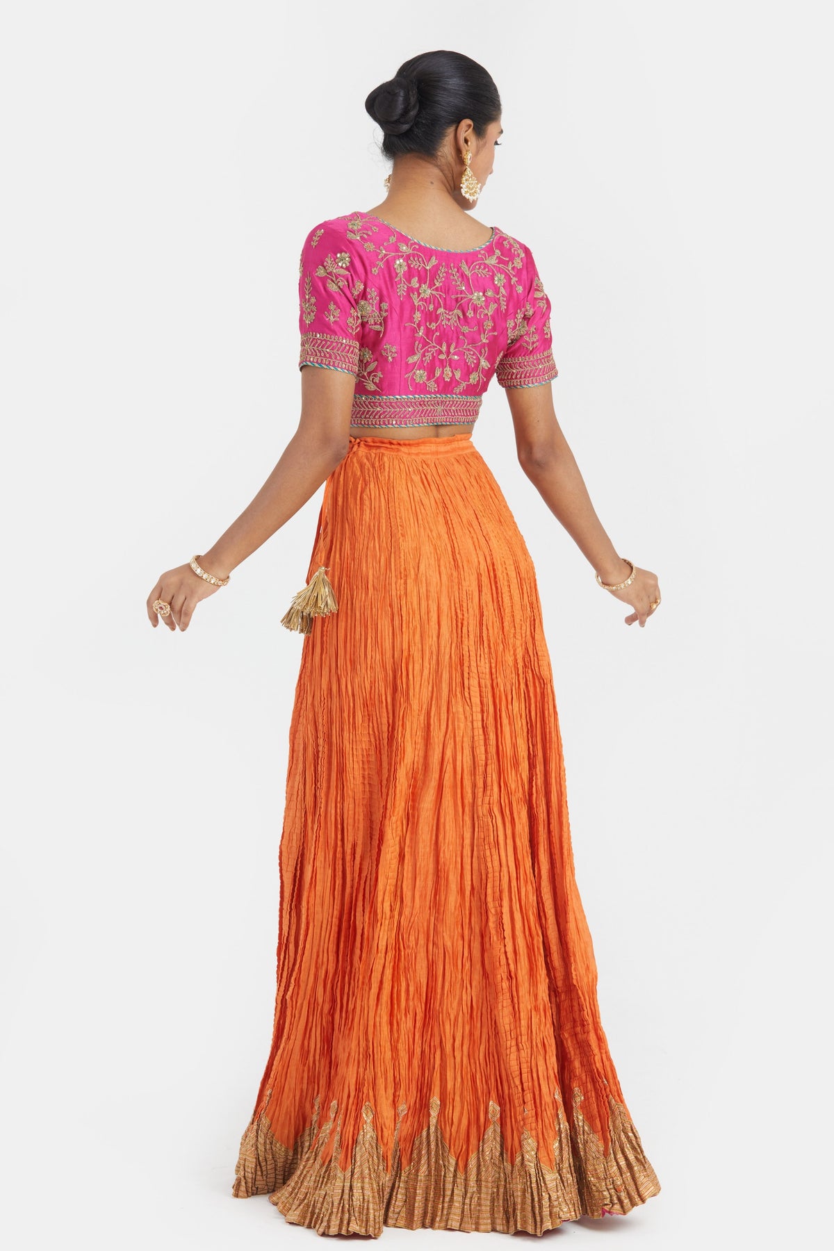 Fuchsia Lehenga Set