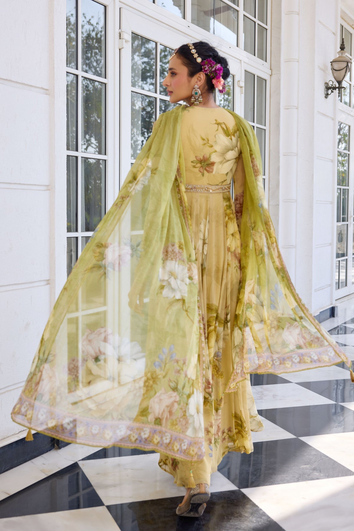 Tarini Floral Anarkali Set