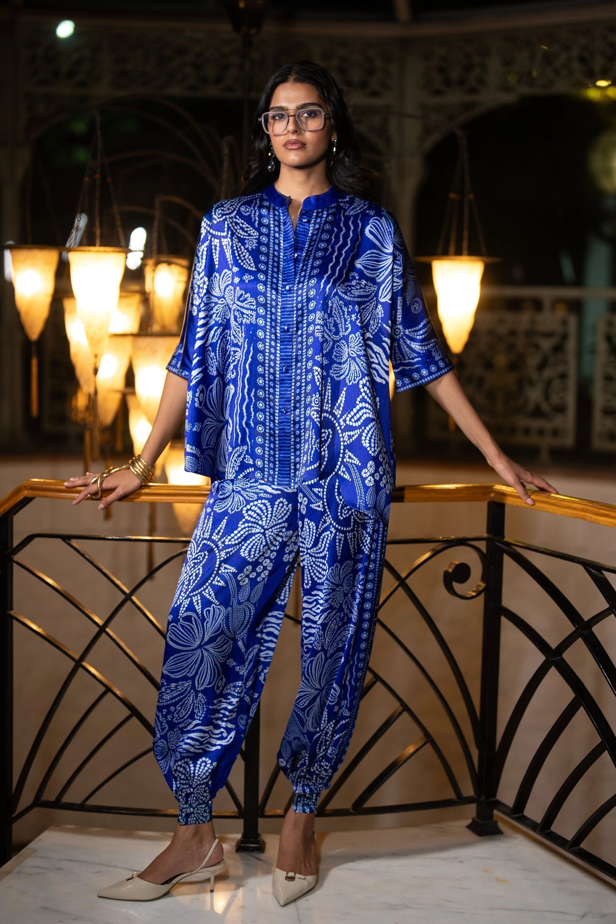 Printed Straight Pants