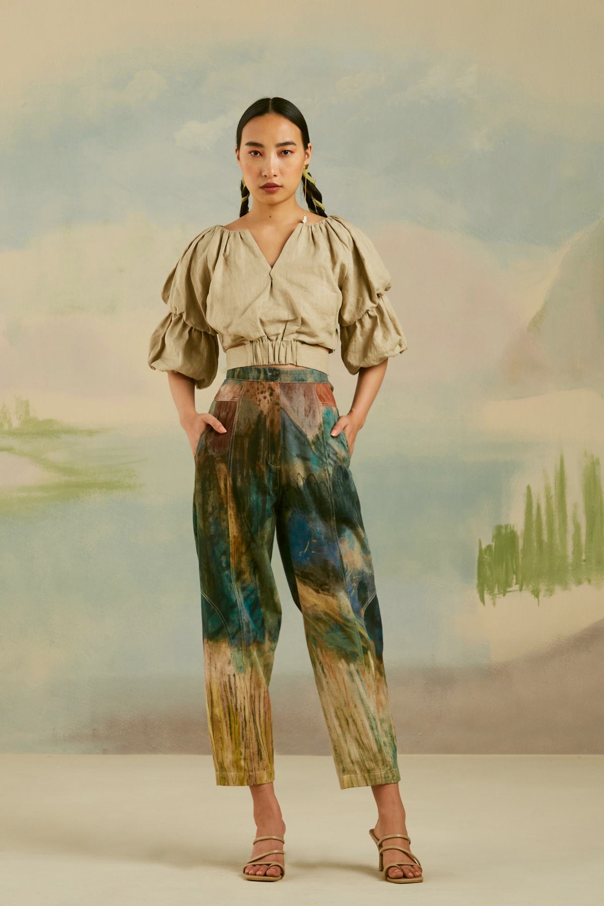 Valley Top Stitch Pants
