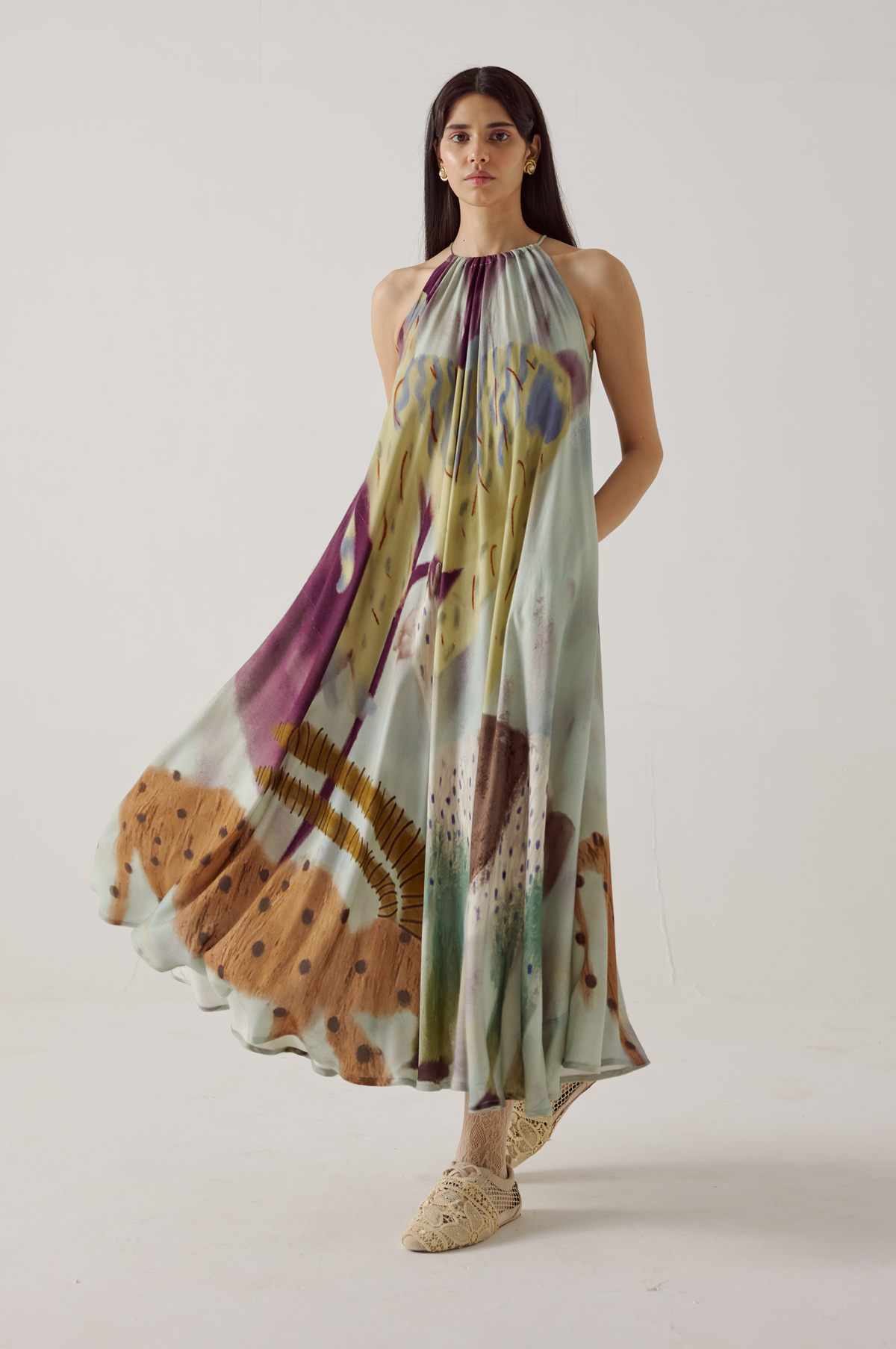 Circle dress long