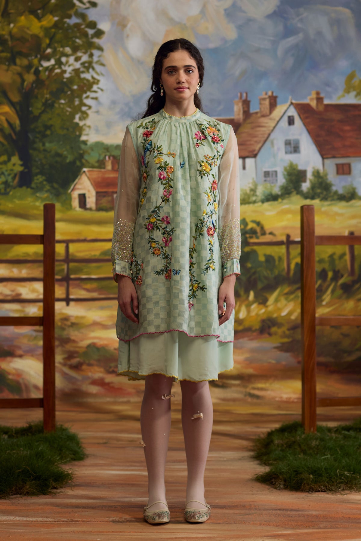 Meadow Checkered Dress
