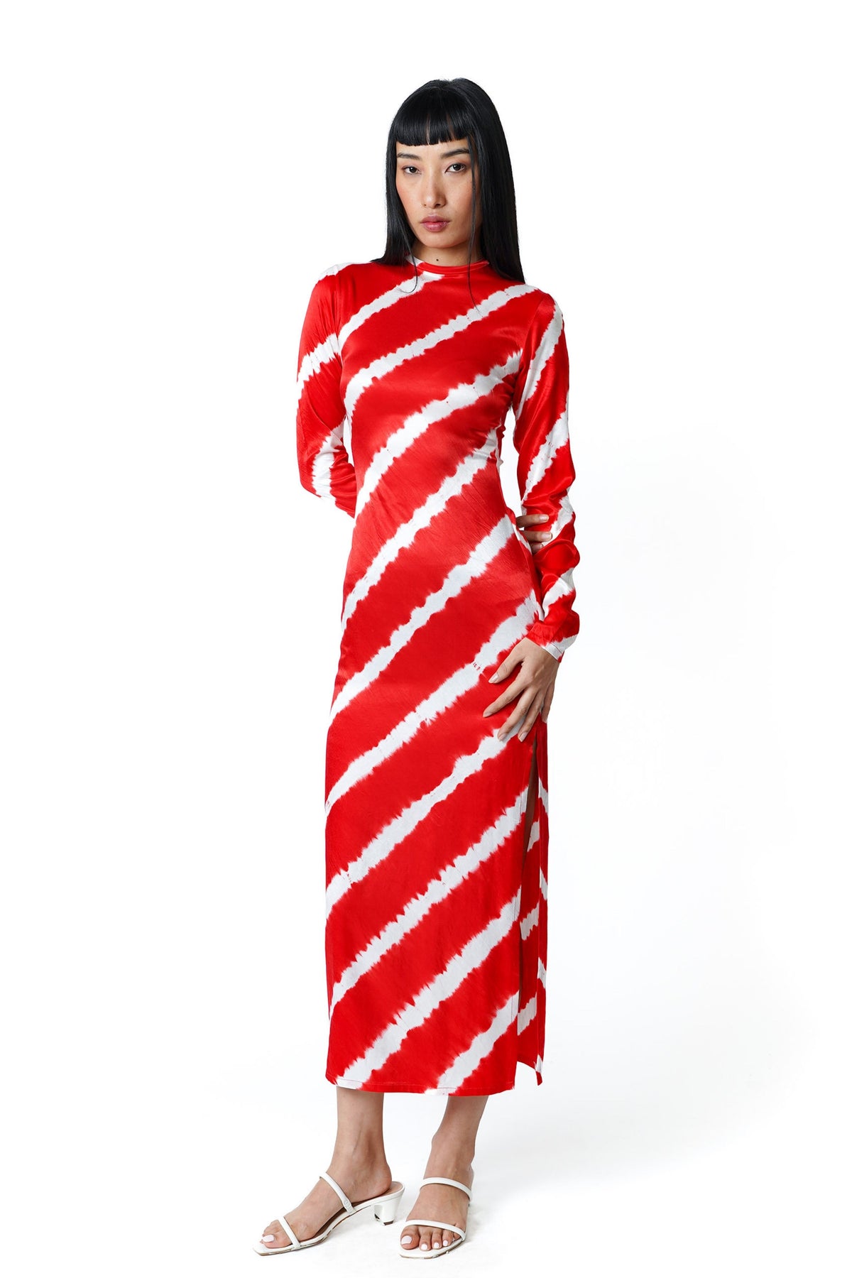 Red Cocoon Dress