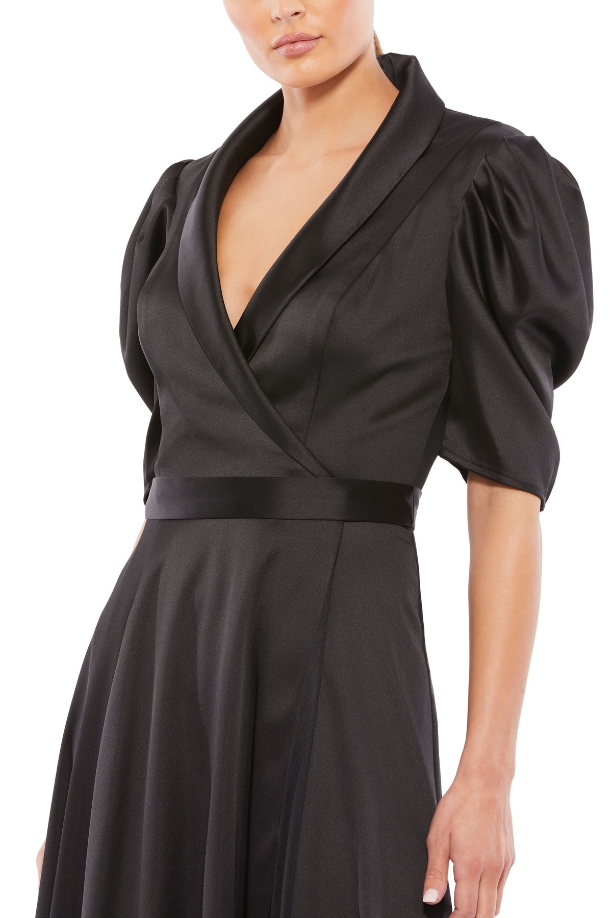 V-neckline Faux Dress