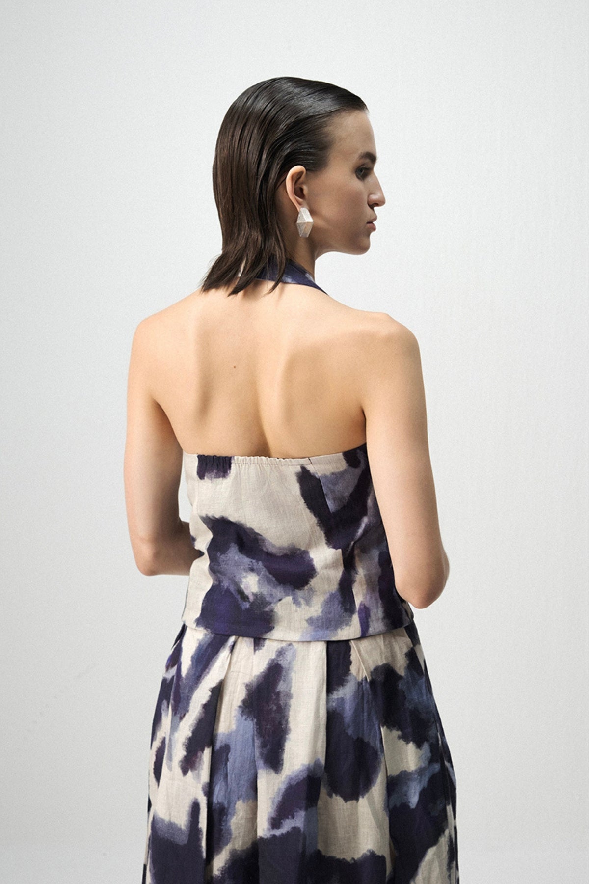 Samburu Halterneck Waistcoat Skirt Set