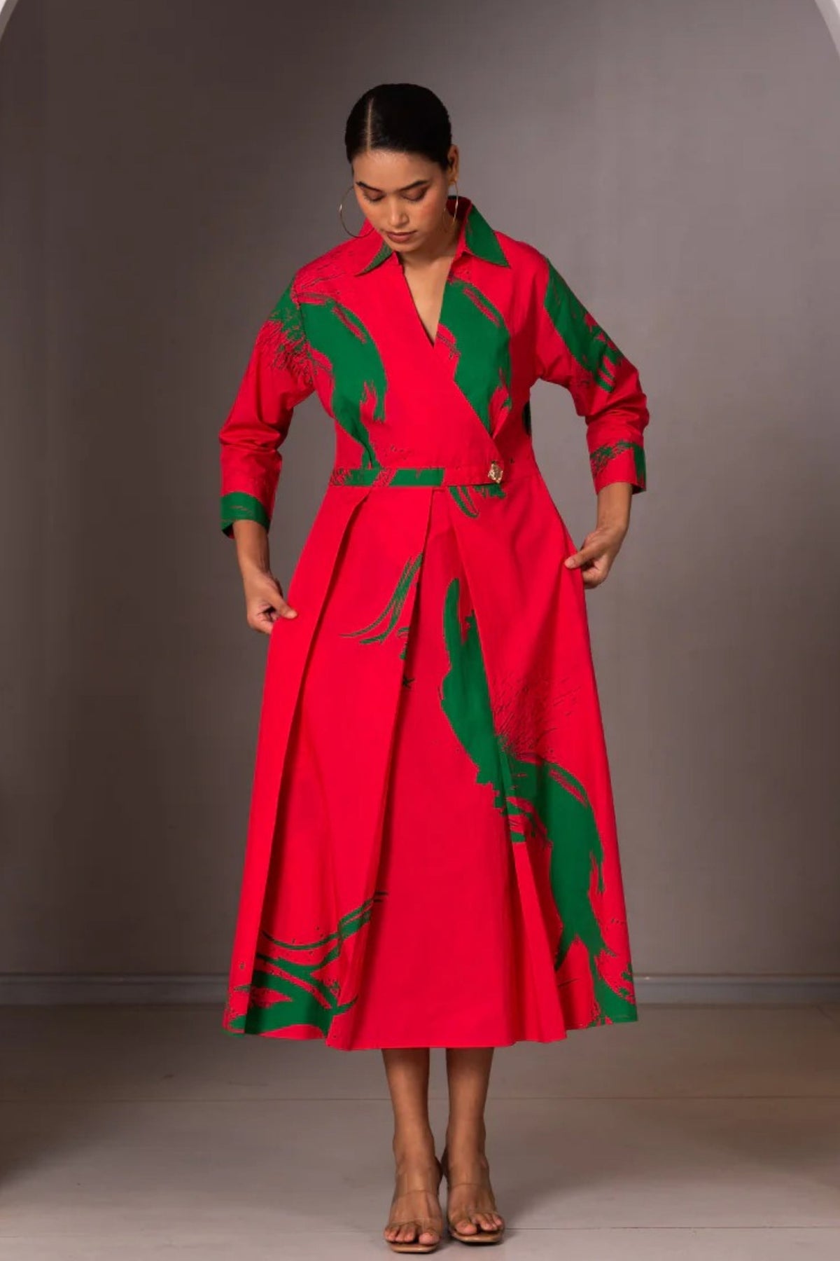 Sculpt Dark Pink Dress